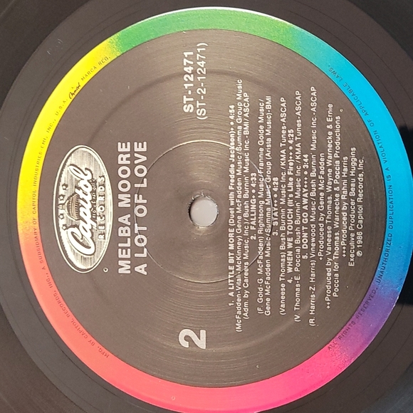 1986 MELBA MOORE Album - Picture 6 of 7